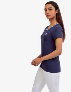 U.S. Polo Assn. RINGER NECK TRIM T-SHIRT -Modern Wear Shop 2155711ZH CLNV 48316