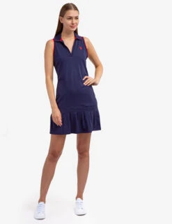 U.S. Polo Assn. SLEEVELESS SPLIT NECK TENNIS DRESS 17 U.S. Polo Assn. SLEEVELESS SPLIT NECK TENNIS DRESS -Modern Wear Shop 215586ZH CLNV 54912