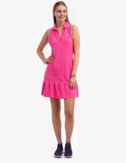 U.S. Polo Assn. SLEEVELESS SPLIT NECK TENNIS DRESS