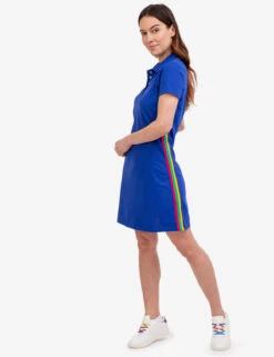 U.S. Polo Assn. SIDE STRIPE POLO DRESS -Modern Wear Shop 215588ZH BLRF 46344