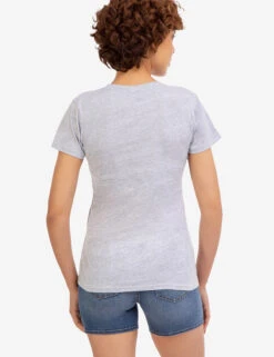 U.S. Polo Assn. RETRO USPA V-NECK T-SHIRT -Modern Wear Shop 2156161D LTGY 45648