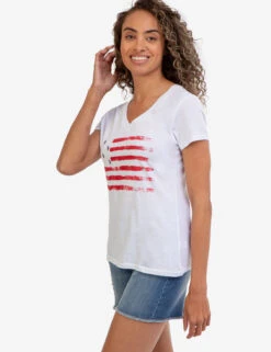 U.S. Polo Assn. USPA LOGO FLAG T-SHIRT -Modern Wear Shop 2156191D OPWH 48475