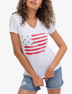 U.S. Polo Assn. USPA LOGO FLAG T-SHIRT -Modern Wear Shop 2156191D OPWH 48482