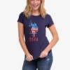 U.S. Polo Assn. USPA LOGO FLAG CREW NECK T-SHIRT -Modern Wear Shop 2156201D CLNV 41886 edit
