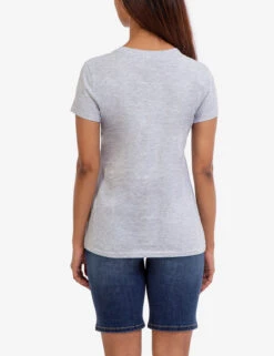 U.S. Polo Assn. USPA LOGO FLAG CREW NECK T-SHIRT -Modern Wear Shop 2156201D LTGY 48553