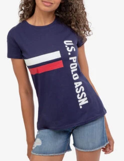 CREW NECK U.S. POLO ASSN. T-SHIRT -Modern Wear Shop 2156211D CLNV 48567