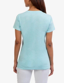 U.S. Polo Assn. V-NECK STRIPE FOIL GRAPHIC T-SHIRT -Modern Wear Shop 215624 EASY 48107