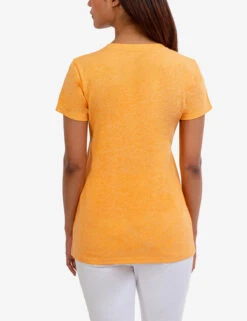 U.S. Polo Assn. V-NECK STRIPE FOIL GRAPHIC T-SHIRT -Modern Wear Shop 215624 GLOOM 48149