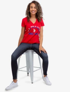 U.S. Polo Assn. ARCHED LOGO GRAPHIC T-SHIRT