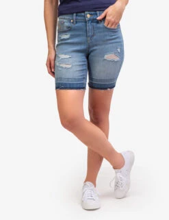 U.S. Polo Assn. DESTRUCTED BERMUDA SHORTS 10 U.S. Polo Assn. DESTRUCTED BERMUDA SHORTS -Modern Wear Shop 215640MW BLUE 43481