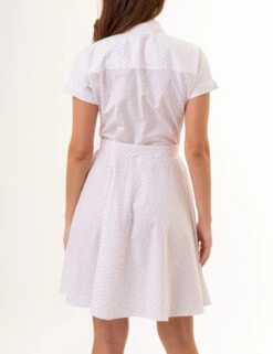 U.S. Polo Assn. DOLMAN SLEEVE PRINTED DRESS 11 U.S. Polo Assn. DOLMAN SLEEVE PRINTED DRESS -Modern Wear Shop 215657YI WHIT 85966