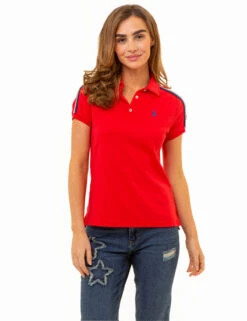 U.S. Polo Assn. MULTI SHOULDER STRIPE POLO SHIRT