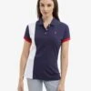 U.S. Polo Assn. PIECED STRIPE POLO SHIRT -Modern Wear Shop 215676ZH EVBL 14459