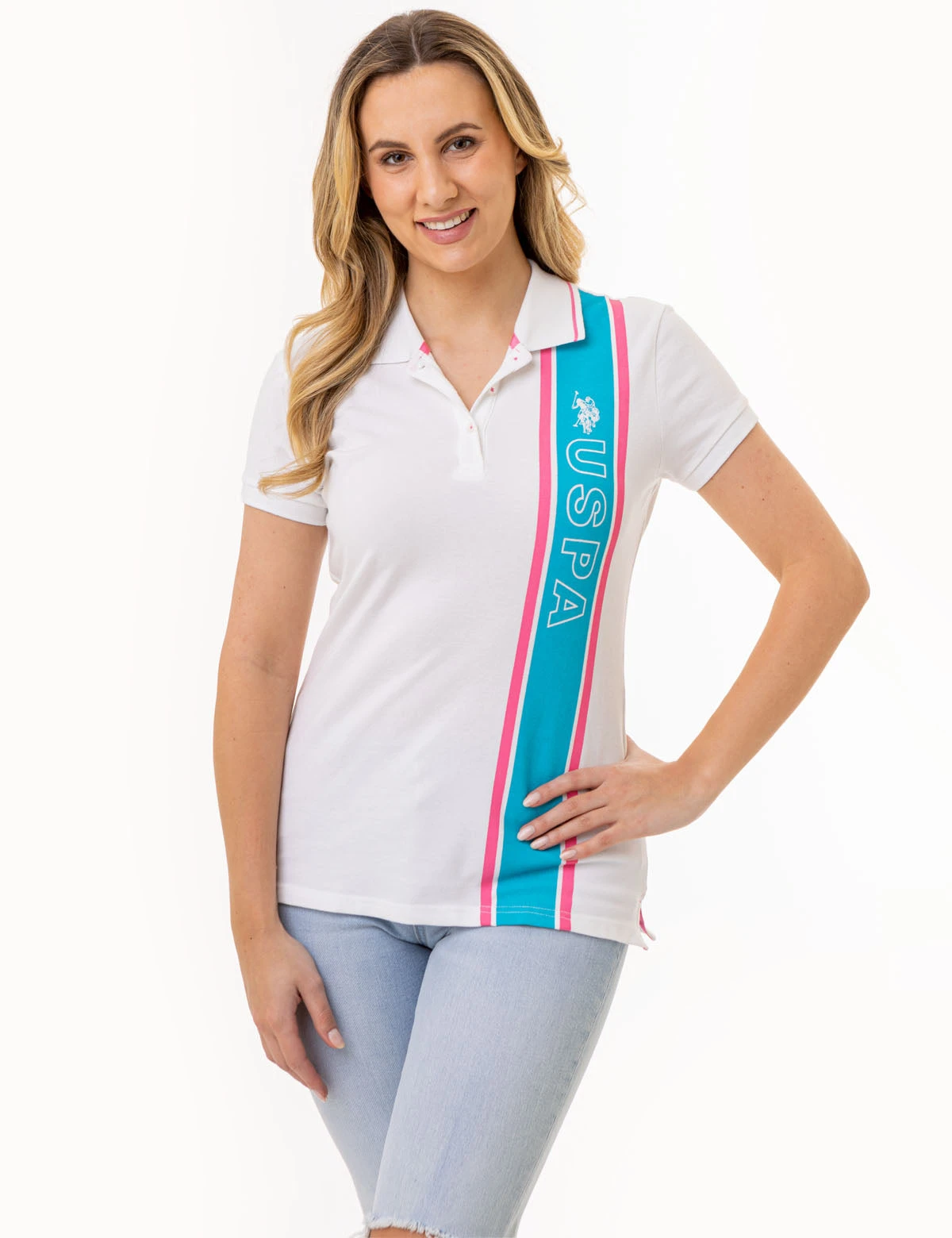 U.S. Polo Assn. USPA GRPAHIC STRIPE POLO SHIRT 3 U.S. Polo Assn. USPA GRPAHIC STRIPE POLO SHIRT