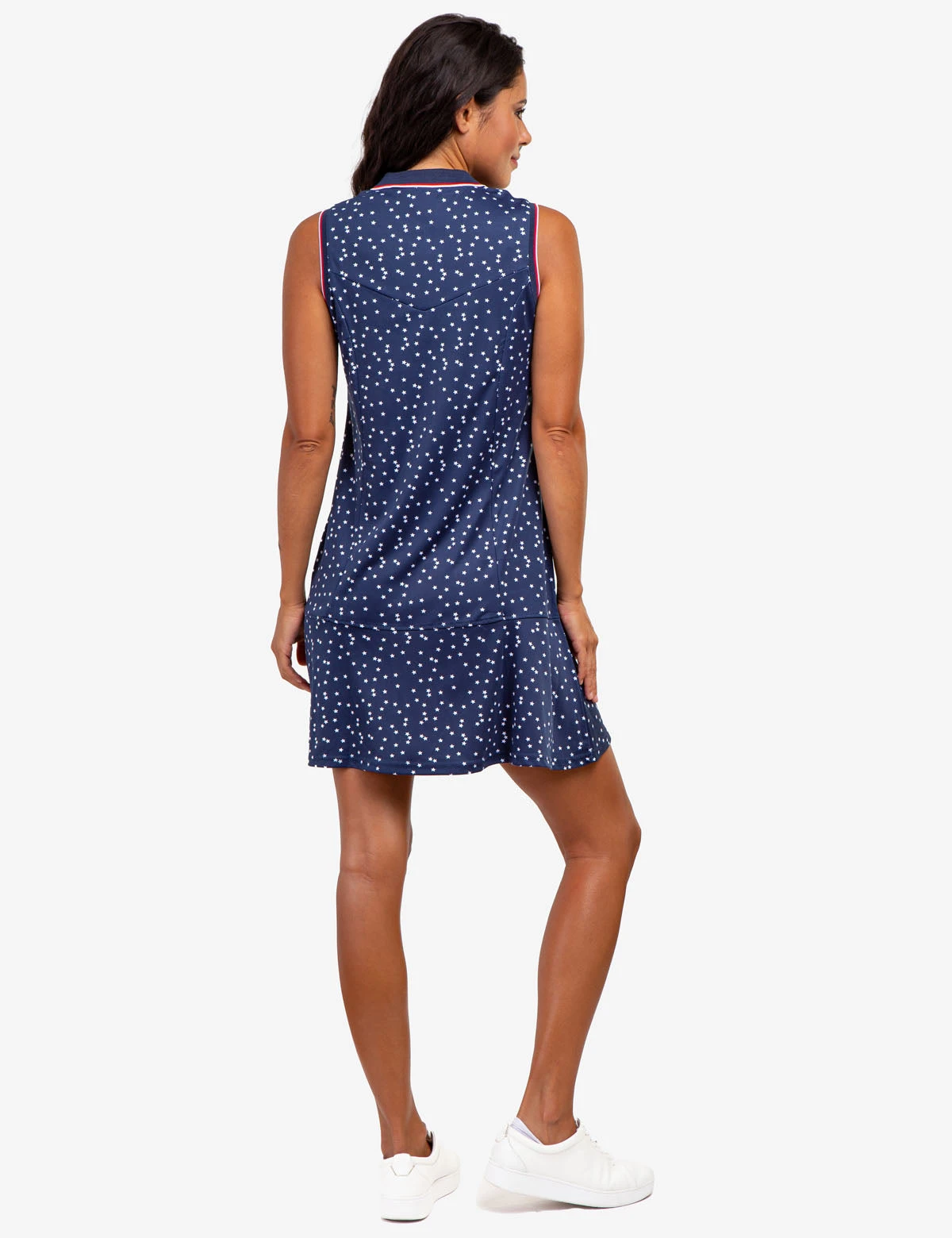 U.S. Polo Assn. ZIP UP FLOUNCE PRINTED POLO DRESS 6 U.S. Polo Assn. ZIP UP FLOUNCE PRINTED POLO DRESS - Image 4