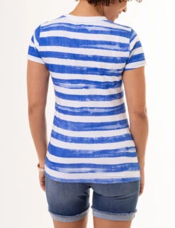U.S. Polo Assn. PAINT STRIPE CREW NECK T-SHIRT -Modern Wear Shop 21571806 BLRF 0640