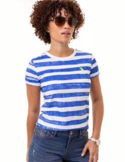U.S. Polo Assn. PAINT STRIPE CREW NECK T-SHIRT -Modern Wear Shop 21571806 BLRF 0646