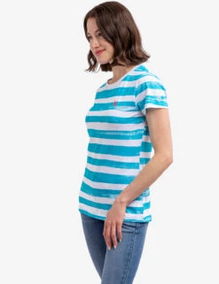 U.S. Polo Assn. PAINT STRIPE CREW NECK T-SHIRT -Modern Wear Shop 21571806 SCBL 54669