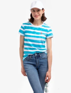 U.S. Polo Assn. PAINT STRIPE CREW NECK T-SHIRT -Modern Wear Shop 21571806 SCBL 54683