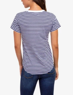 U.S. Polo Assn. CONTRAST RINGER STRIPE CREW T-SHIRT -Modern Wear Shop 2157191F CLNV 61253