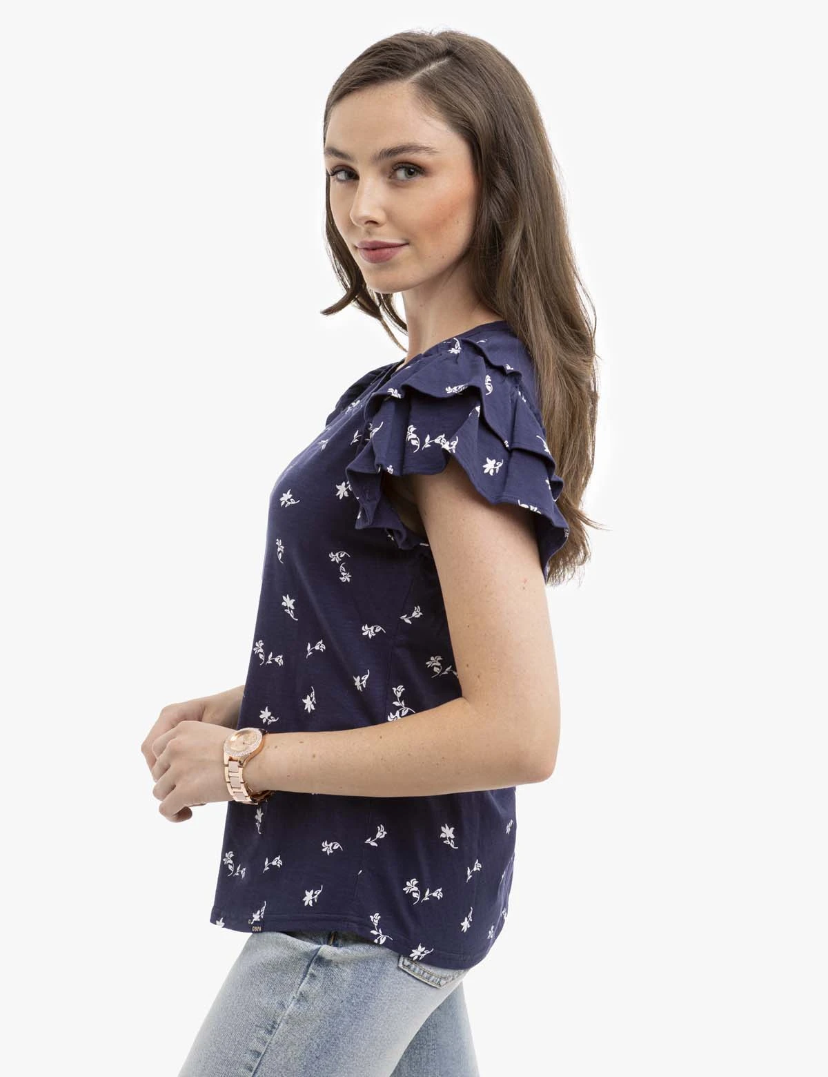 U.S. Polo Assn. FLUTTER SLEEVE PRINTED T-SHIRT 11 U.S. Polo Assn. FLUTTER SLEEVE PRINTED T-SHIRT - Image 9