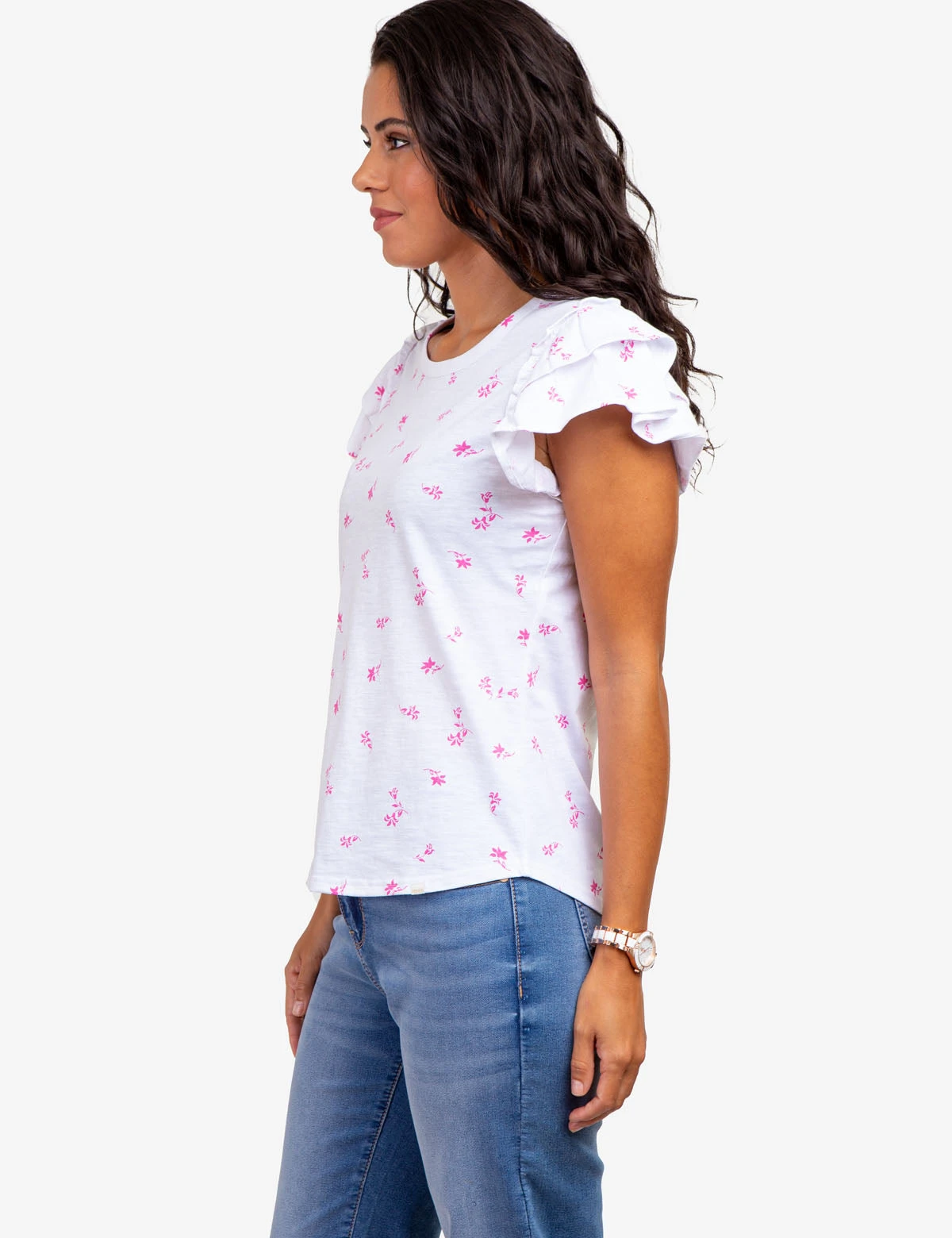 U.S. Polo Assn. FLUTTER SLEEVE PRINTED T-SHIRT 6 U.S. Polo Assn. FLUTTER SLEEVE PRINTED T-SHIRT - Image 4