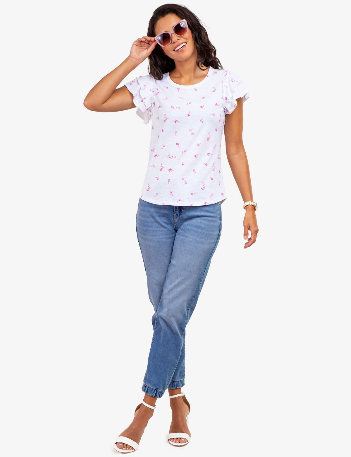 U.S. Polo Assn. FLUTTER SLEEVE PRINTED T-SHIRT 5 U.S. Polo Assn. FLUTTER SLEEVE PRINTED T-SHIRT - Image 3