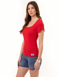 U.S. Polo Assn. RIB SQUARE NECK T-SHIRT -Modern Wear Shop 21573066 ERED 1289