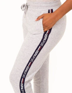 U.S. Polo Assn. DRAWSTRING USPA ARTWORK PANEL JOGGER -Modern Wear Shop 2157478Q LTGY 77721