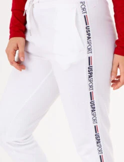 U.S. Polo Assn. DRAWSTRING USPA ARTWORK PANEL JOGGER -Modern Wear Shop 2157478Q WHIT 77430