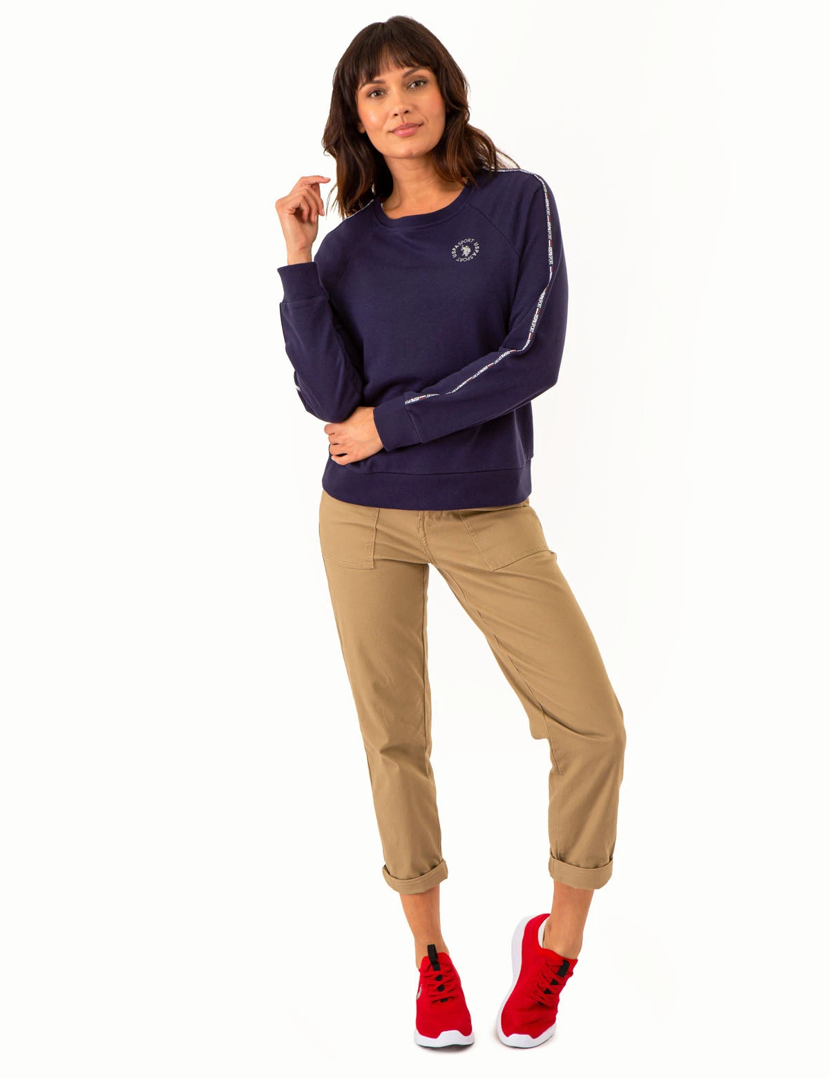 U.S. Polo Assn. RAGLAN SLEEVE PULLOVER SWEATSHIRT 4 U.S. Polo Assn. RAGLAN SLEEVE PULLOVER SWEATSHIRT - Image 2