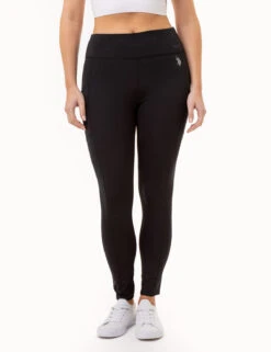 U.S. Polo Assn. USPA SPORT HIGH WAISTED ESSENTIAL LEGGING -Modern Wear Shop 2157585J BLCK 3657