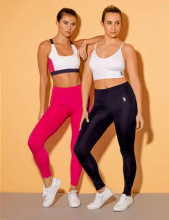 U.S. Polo Assn. USPA SPORT HIGH WAISTED ESSENTIAL LEGGING -Modern Wear Shop 2157585J PPEA BLCK 3759