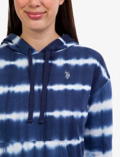 U.S. Polo Assn. TIE DYE LOGO HOODIE -Modern Wear Shop 215798Q BLRF 50001