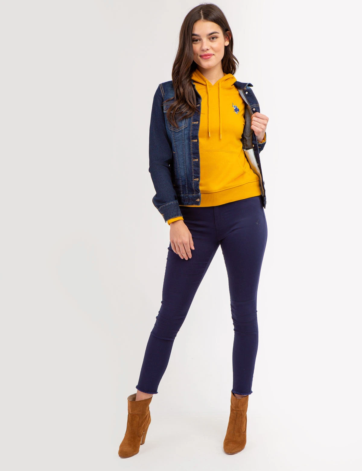 U.S. Polo Assn. HIGH LOW MULTI TONAL LOGO HOODIE 6 U.S. Polo Assn. HIGH LOW MULTI TONAL LOGO HOODIE - Image 4