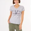 U.S. Polo Assn. USPA MEDALLION V-NECK T-SHIRT 2 U.S. Polo Assn. USPA MEDALLION V-NECK T-SHIRT -Modern Wear Shop 2158451D LGHTS 72860