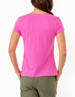 U.S. Polo Assn. USPA STUD EMBELLISHED V-NECK T-SHIRT -Modern Wear Shop 2158491D PKPZ 80134