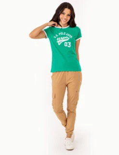 U.S. Polo Assn. VARSITY PRINT RINGER T-SHIRT -Modern Wear Shop 2158501D DPGN 80160