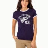 U.S. Polo Assn. VARSITY PRINT RINGER T-SHIRT -Modern Wear Shop 2158501D EVBL 80200