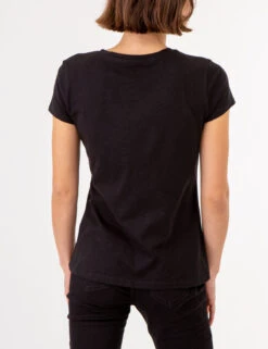 U.S. Polo Assn. CREST PRINT SCOOP NECK T-SHIRT -Modern Wear Shop 2158521H BLCK 72836