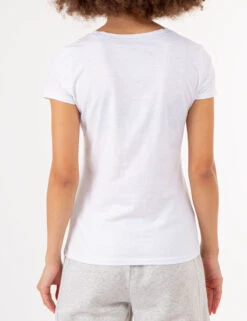 U.S. Polo Assn. CREST PRINT SCOOP NECK T-SHIRT -Modern Wear Shop 2158521H WHIT 72937