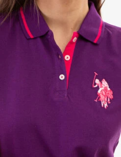 U.S. Polo Assn. MULTITONAL LOGO SOLID POLO SHIRT 28 U.S. Polo Assn. MULTITONAL LOGO SOLID POLO SHIRT -Modern Wear Shop 215853ZH KNGP 83021