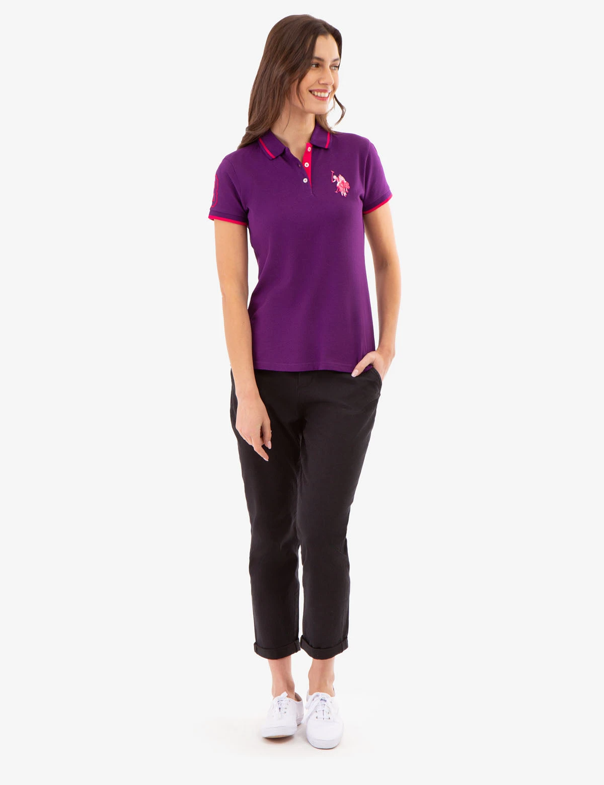 U.S. Polo Assn. MULTITONAL LOGO SOLID POLO SHIRT 14 U.S. Polo Assn. MULTITONAL LOGO SOLID POLO SHIRT - Image 12