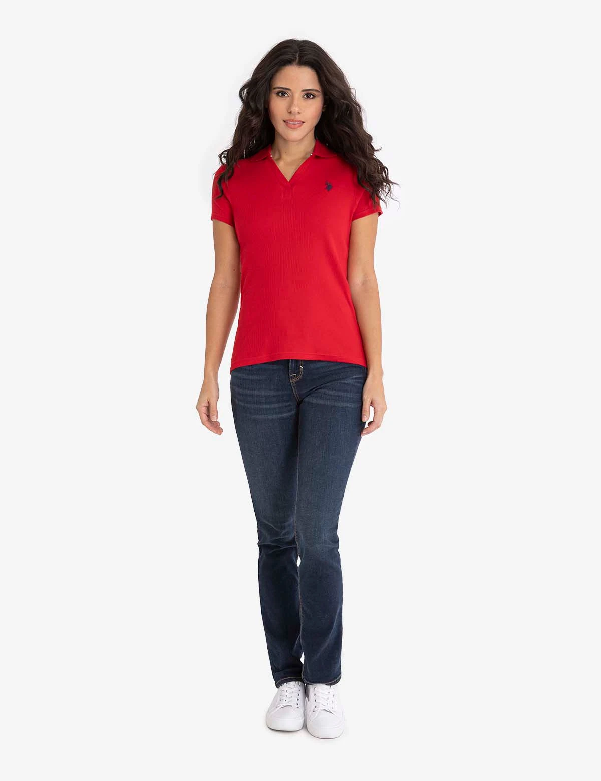 U.S. Polo Assn. SPLIT NECK RIBBED POLO SHIRT 6 U.S. Polo Assn. SPLIT NECK RIBBED POLO SHIRT - Image 4