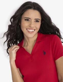 U.S. Polo Assn. SPLIT NECK RIBBED POLO SHIRT 24 U.S. Polo Assn. SPLIT NECK RIBBED POLO SHIRT -Modern Wear Shop 21585668 ERED 6321