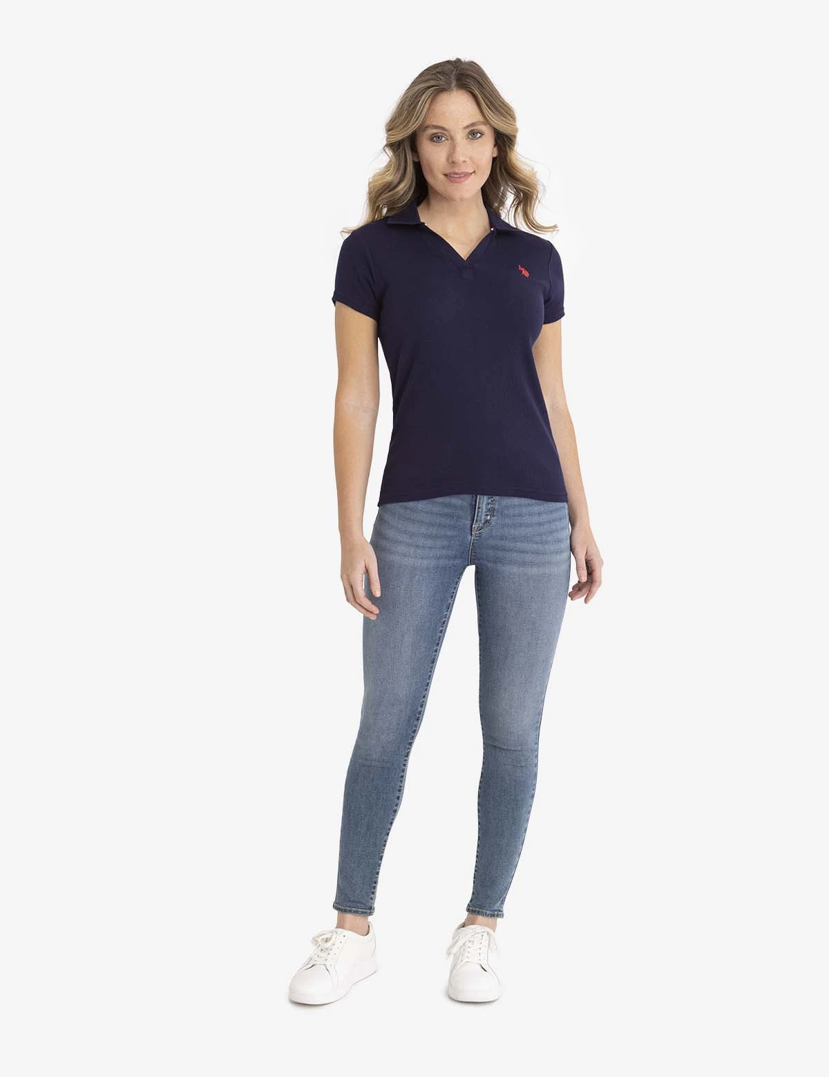 U.S. Polo Assn. SPLIT NECK RIBBED POLO SHIRT 14 U.S. Polo Assn. SPLIT NECK RIBBED POLO SHIRT - Image 12