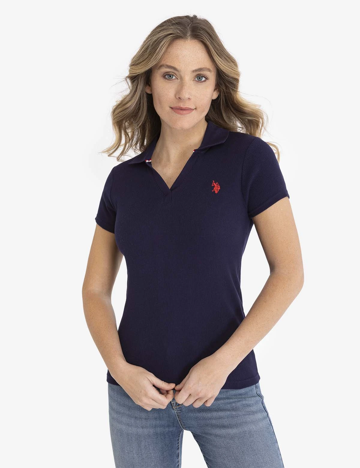 U.S. Polo Assn. SPLIT NECK RIBBED POLO SHIRT 12 U.S. Polo Assn. SPLIT NECK RIBBED POLO SHIRT - Image 10