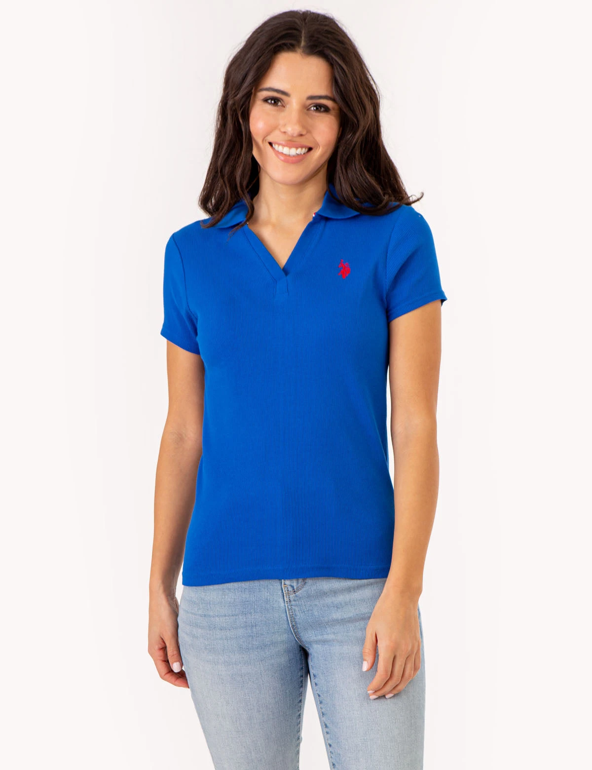 U.S. Polo Assn. SPLIT NECK RIBBED POLO SHIRT 19 U.S. Polo Assn. SPLIT NECK RIBBED POLO SHIRT - Image 17