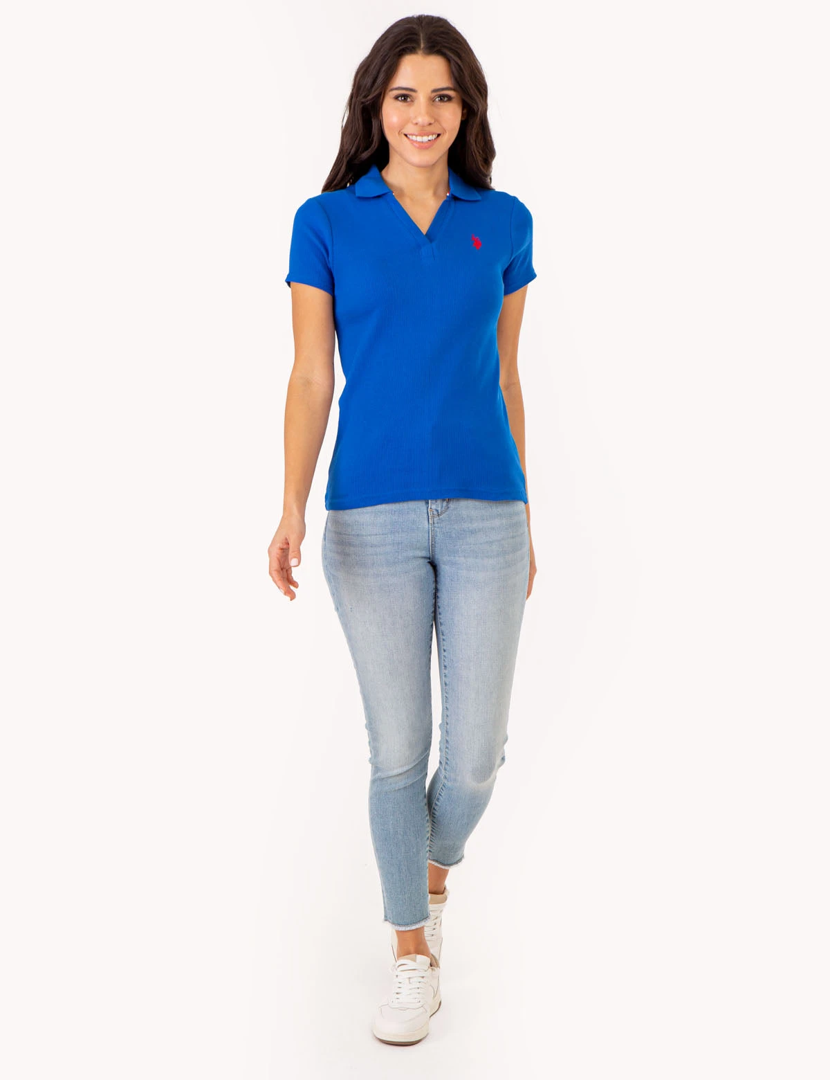 U.S. Polo Assn. SPLIT NECK RIBBED POLO SHIRT 18 U.S. Polo Assn. SPLIT NECK RIBBED POLO SHIRT - Image 16