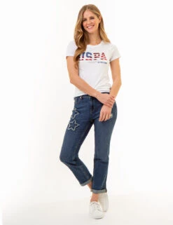 U.S. Polo Assn. MID RISE BOYFRIEND JEANS 13 U.S. Polo Assn. MID RISE BOYFRIEND JEANS -Modern Wear Shop 215857DW DKWS 86050